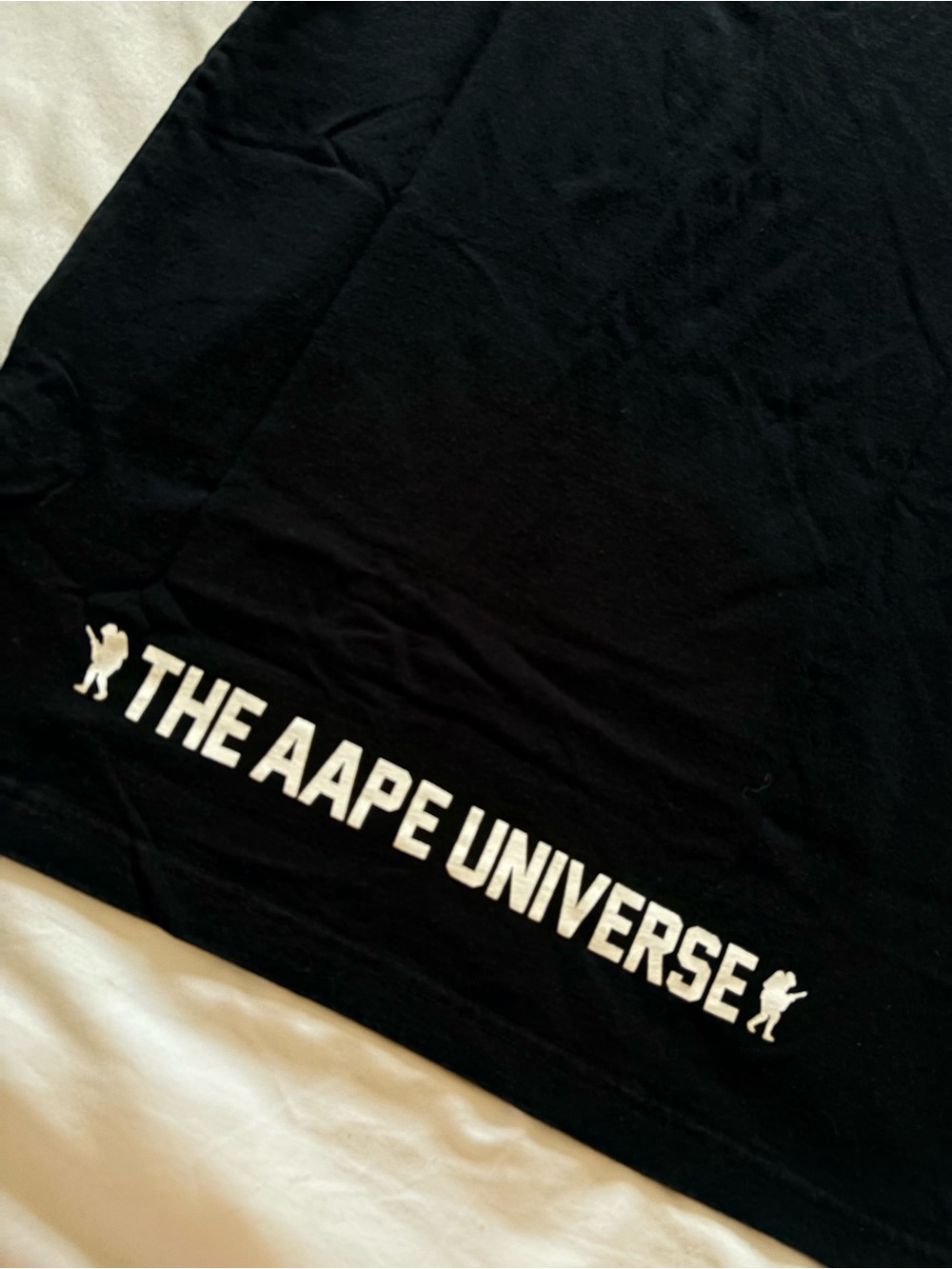 Aape by A Bathing Ape Moonface Skull Graphic Tee – Size Small - Picture 5 of 6